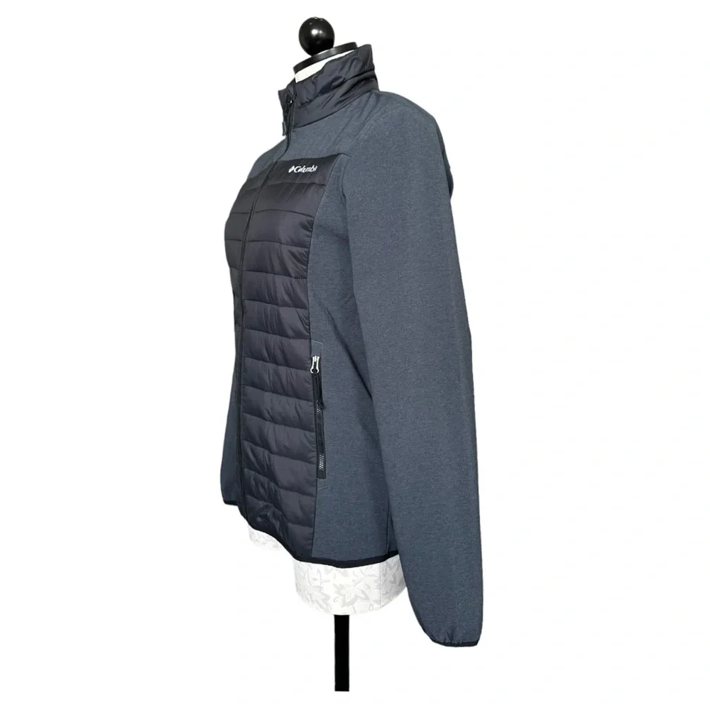 Columbia Women's Track Lines Hybrid Light Insulated Full Zip Jacket Size Small - Picture 4 of 16